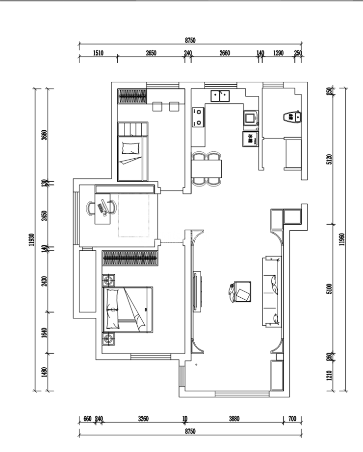 綠城全運村-105平-現(xiàn)代前衛(wèi)風格-平面.png