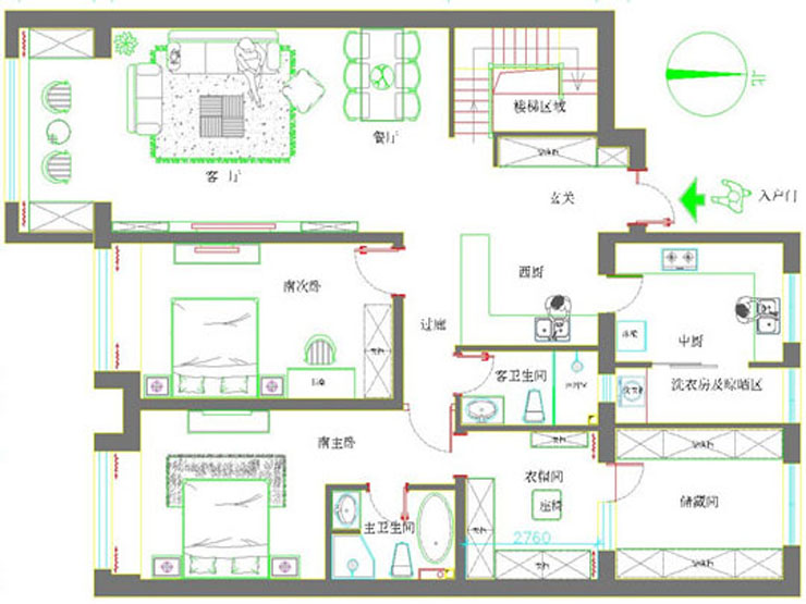 美的城-145平-現(xiàn)代風格-平面.jpg