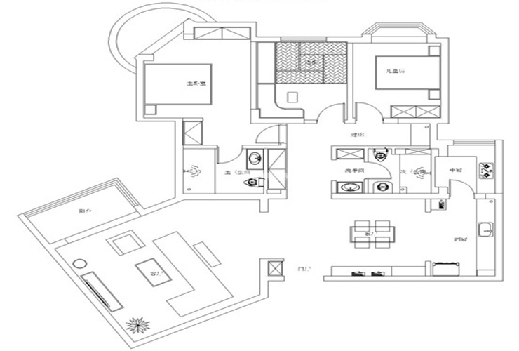 城建東逸二期-240平-現代風格-戶型圖.jpg